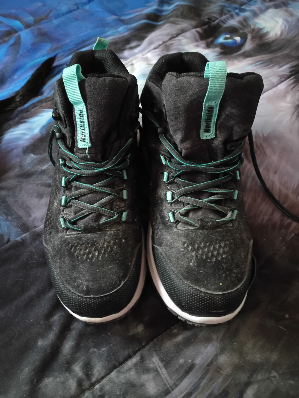 Black & Teal Women's Sneakers - Lightweight Everyday Comfort